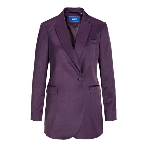 Elegant Purple Women's Blazer - Picture 2 of 5